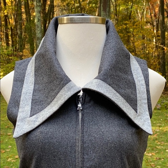 NWT’s High Collar Zipped Pocket Jumper Dress M - Picture 2 of 7